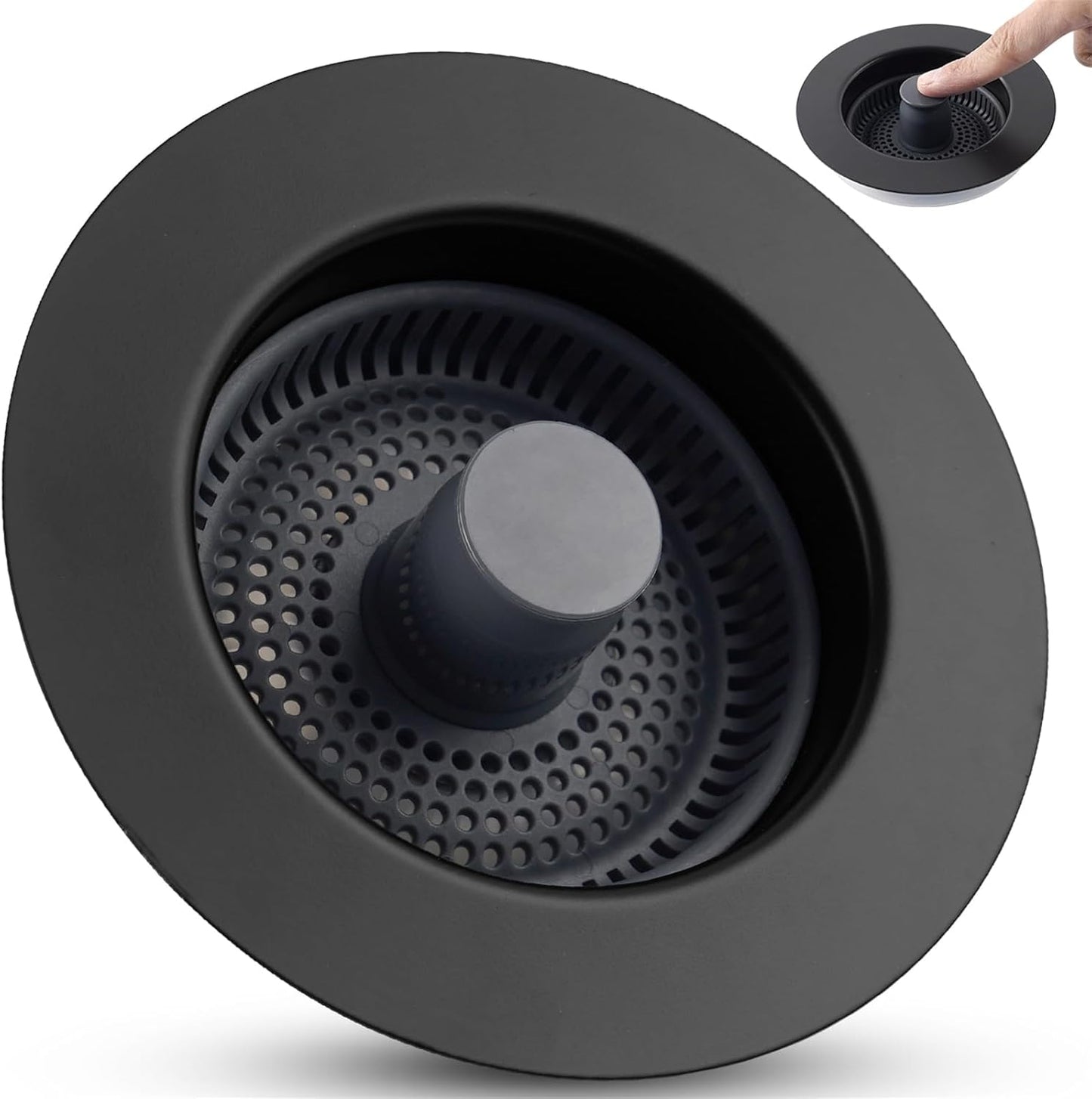 Upgraded 3 in 1 Kitchen Sink Drain Strainer